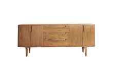 The Slough Sideboard — Scandinavian sideboard in solid mindi wood from Laiyahome