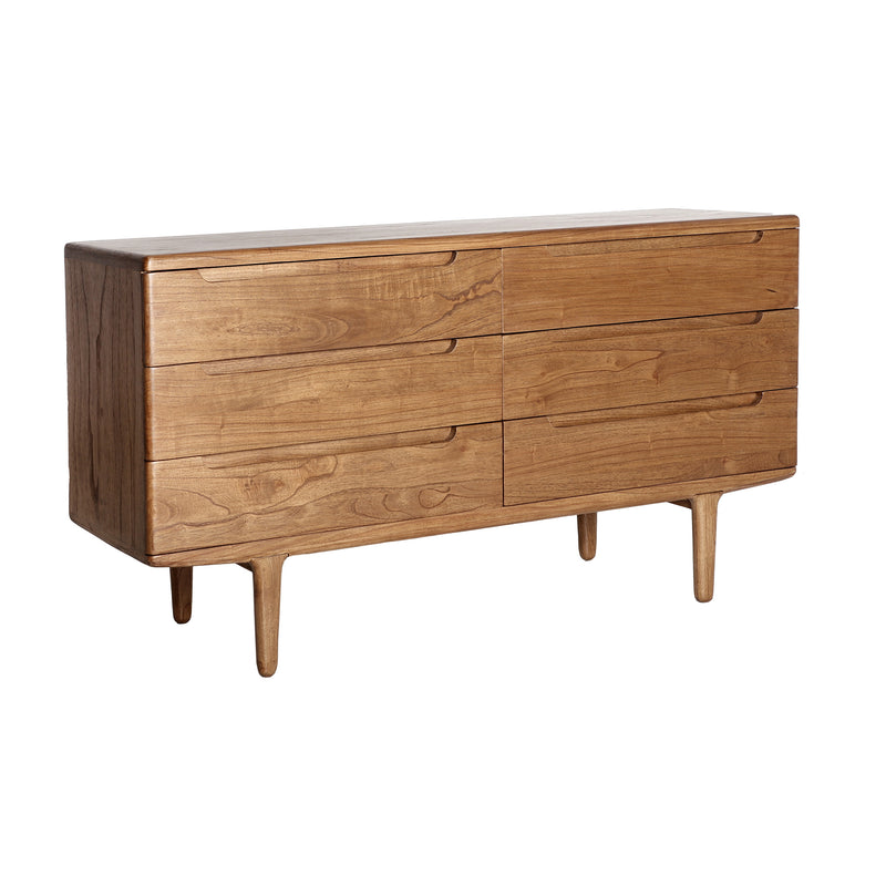 The Slough Chest Of Drawers — Scandinavian chest of drawers in solid mindi wood from Laiyahome