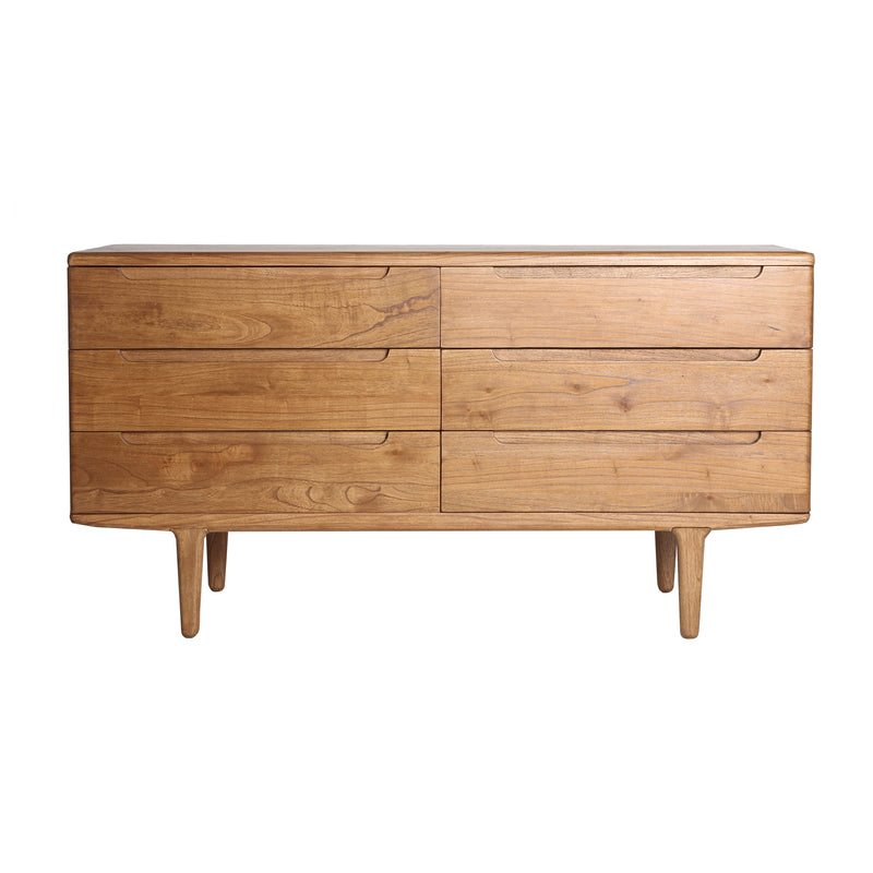 The Slough Chest Of Drawers — Scandinavian chest of drawers in solid mindi wood from Laiyahome