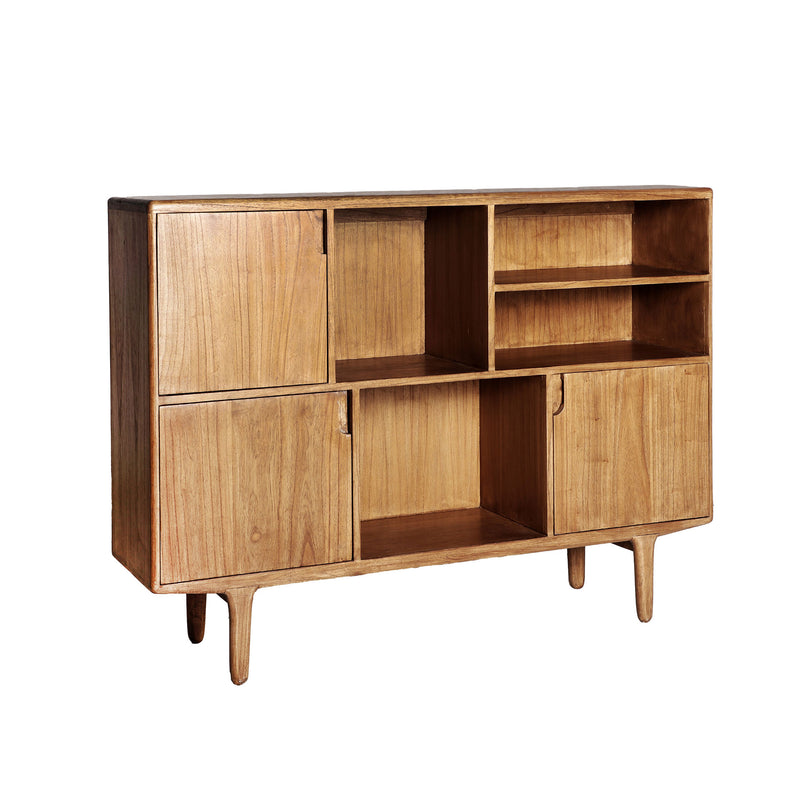 The Slough Sideboard — Scandinavian sideboard in solid mindi wood from Laiyahome