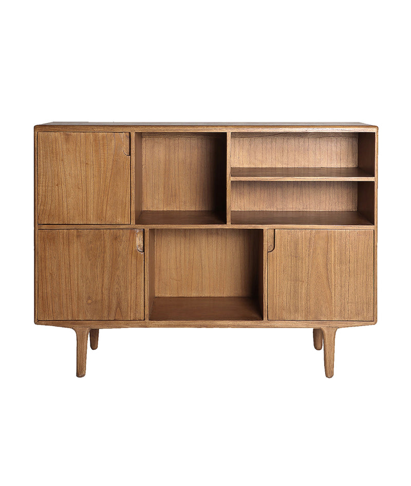 The Slough Sideboard — Scandinavian sideboard in solid mindi wood from Laiyahome