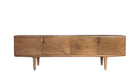 The Slough Tv Stand — Scandinavian media console in solid mindi wood from Laiyahome