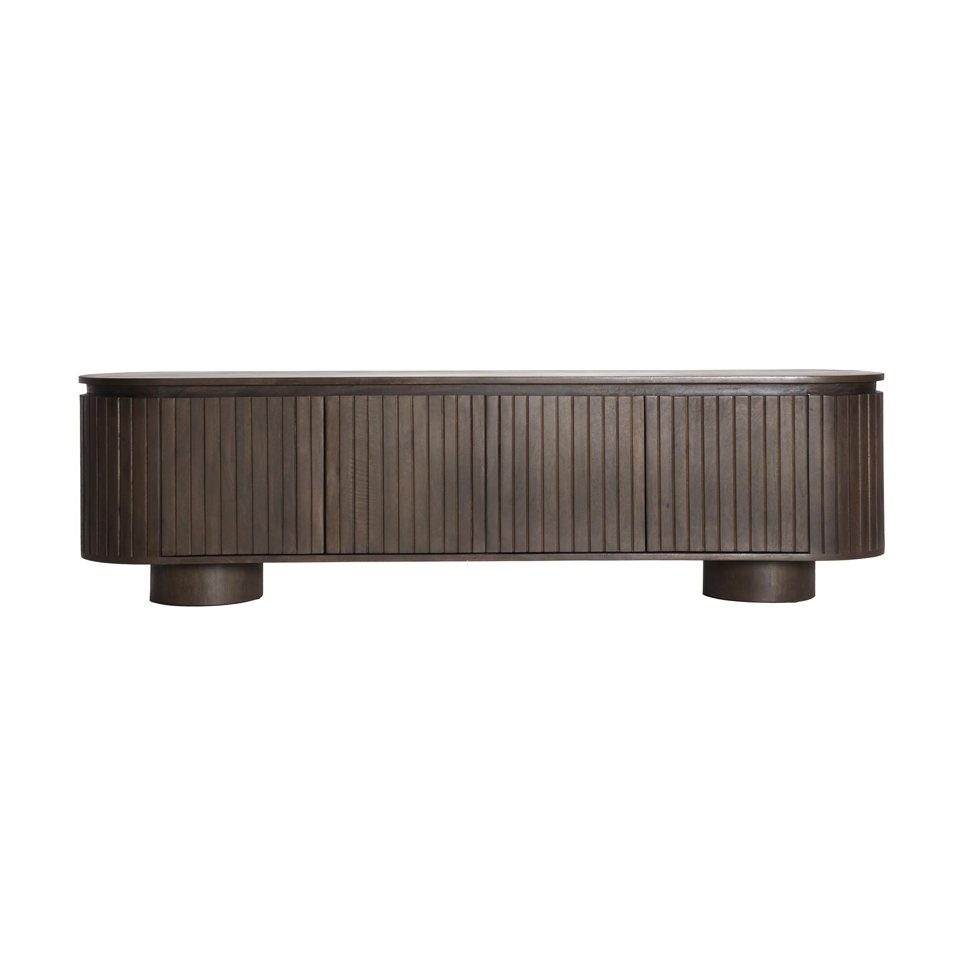 The Kolga Tv Stand — Art Deco media console in solid mango wood from Laiyahome