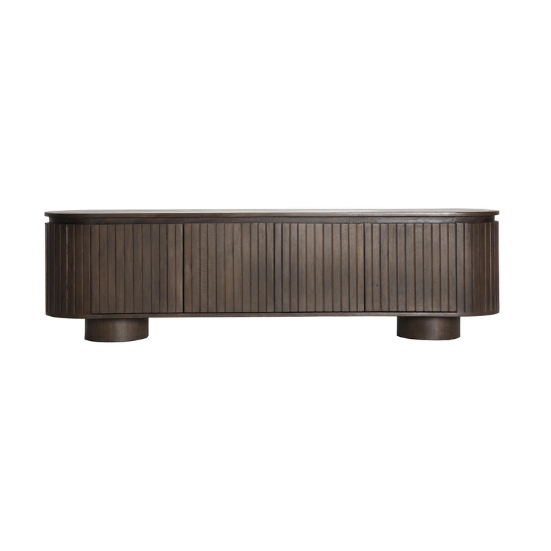 The Kolga Tv Stand — Art Deco media console in solid mango wood from Laiyahome