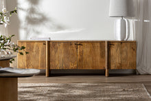 The Koigi Tv Stand — Scandinavian media console in solid mango wood from Laiyahome