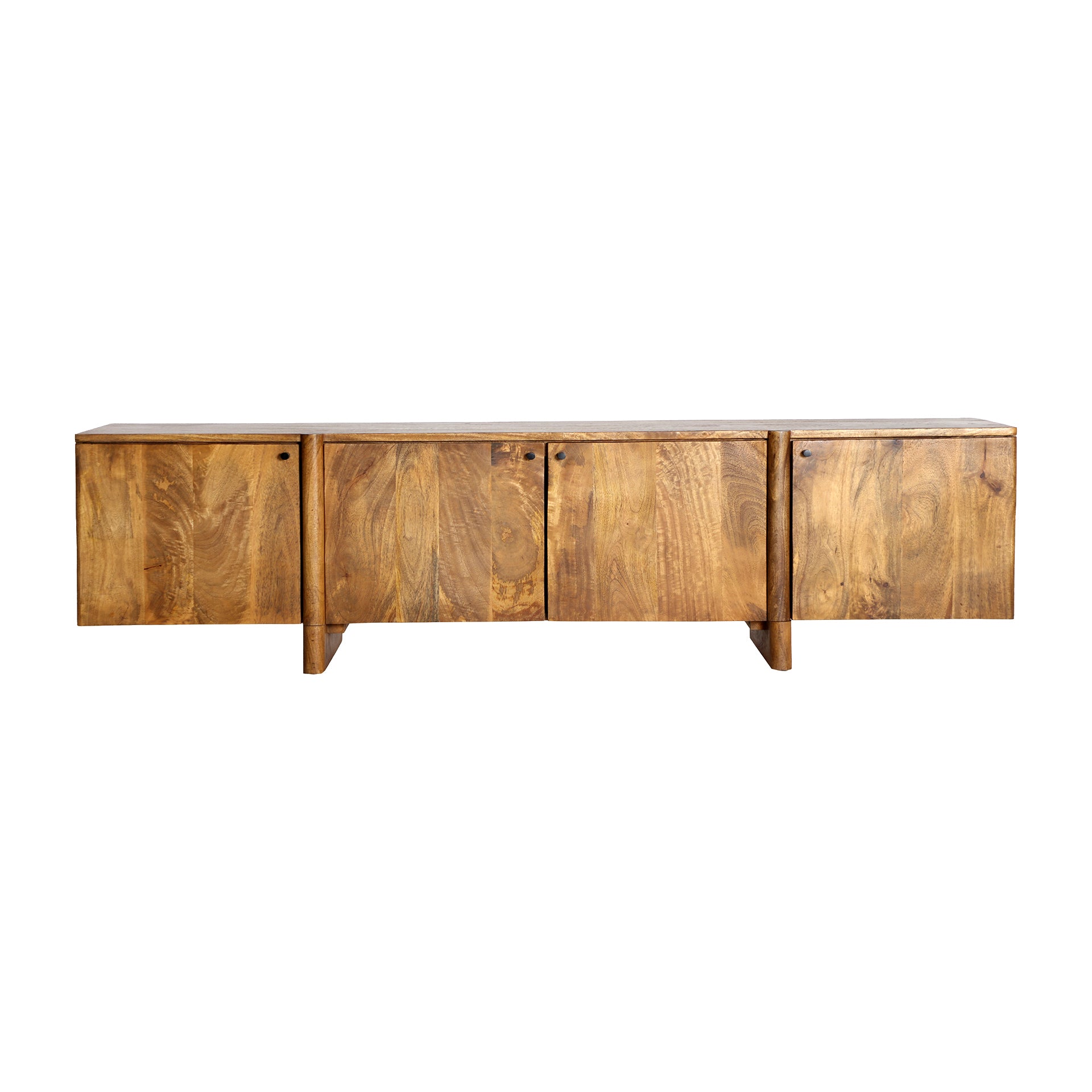 The Koigi Tv Stand — Scandinavian media console in solid mango wood from Laiyahome