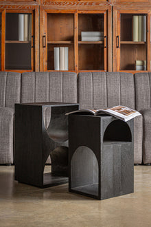 The Kirila Side Table — colonial-modern side table in solid mango wood from Laiyahome