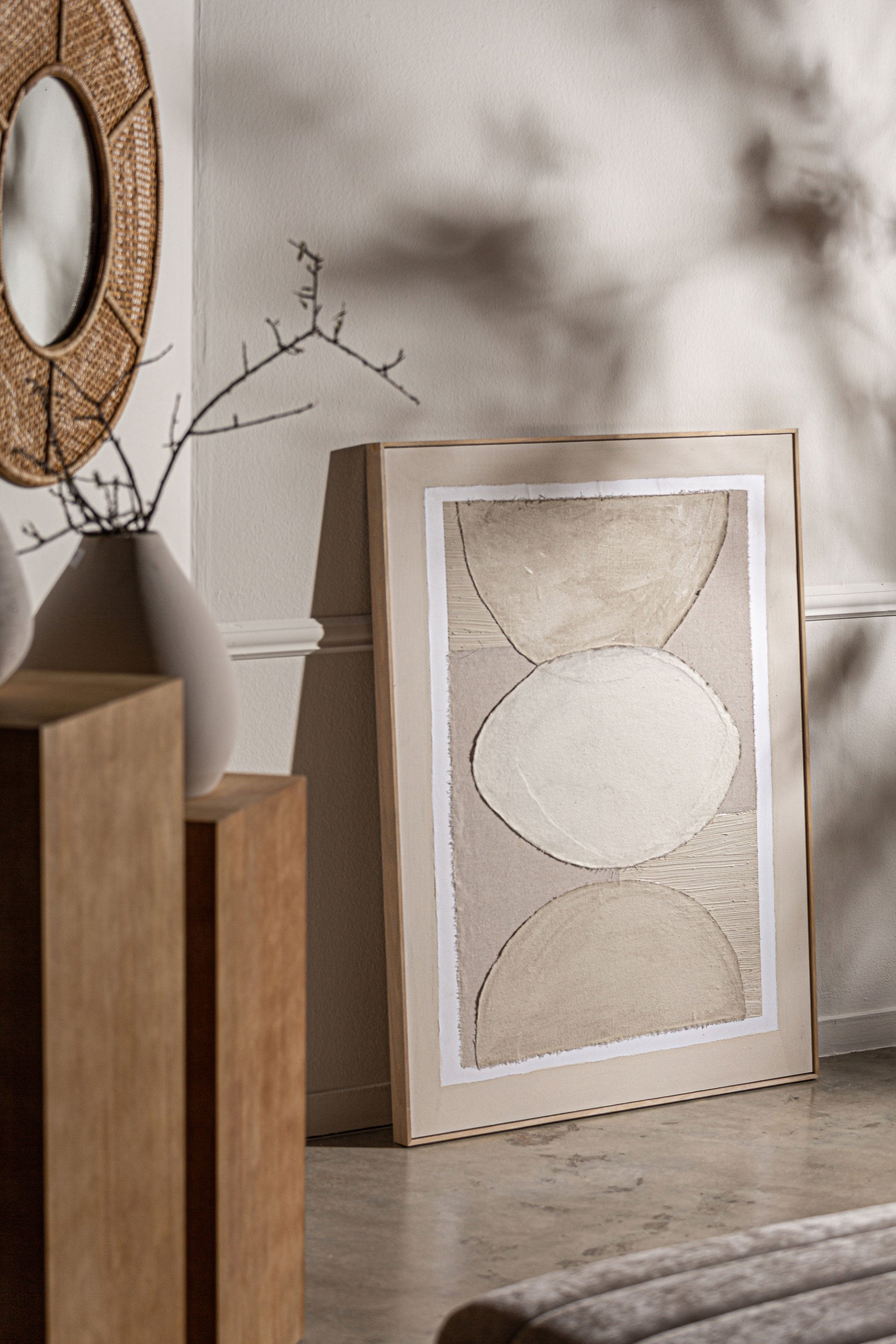 The Valentine Wall Art — contemporary wall art in stretched canvas from Laiyahome