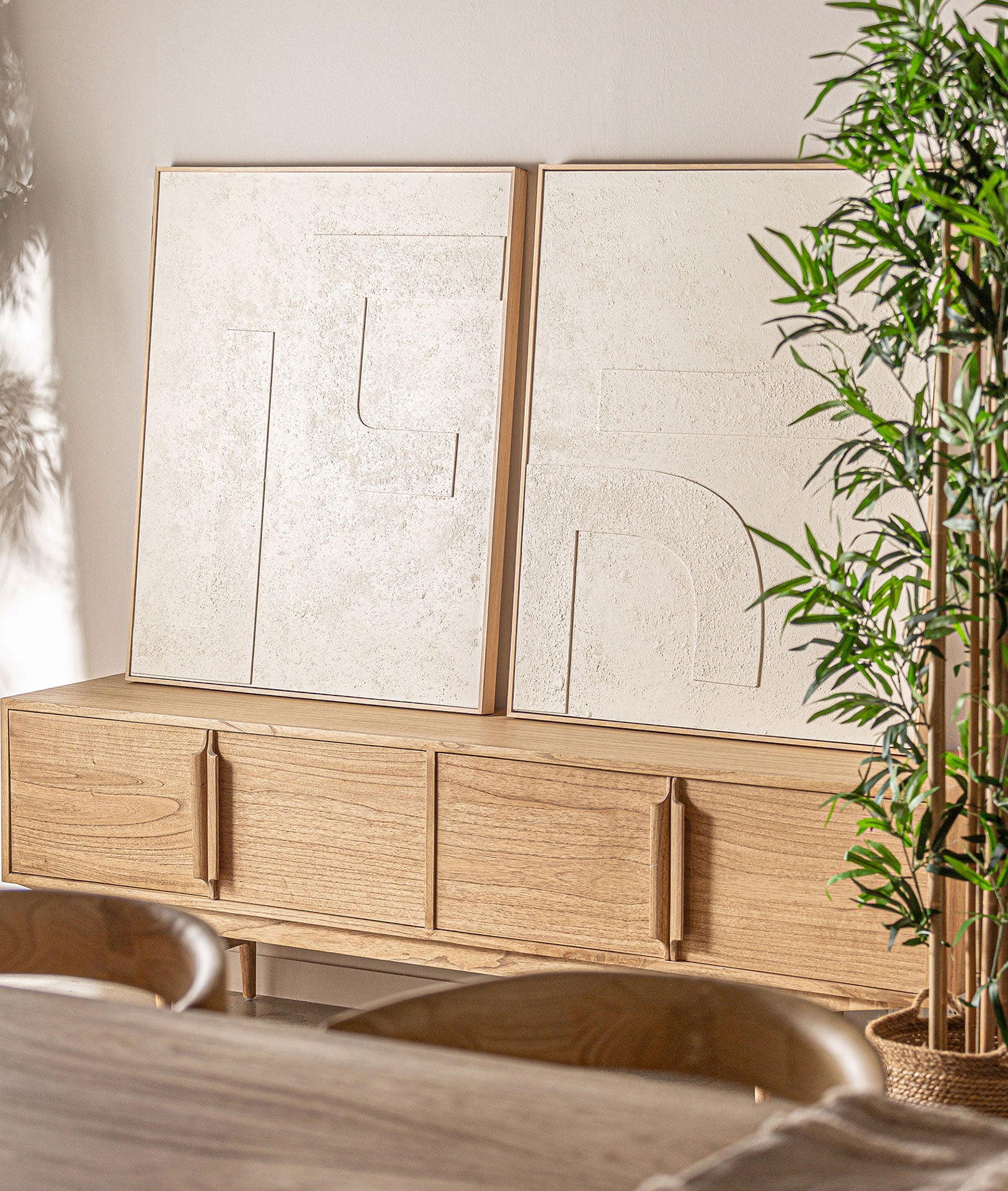 The Martine Wall Art — contemporary wall art in stretched canvas from Laiyahome