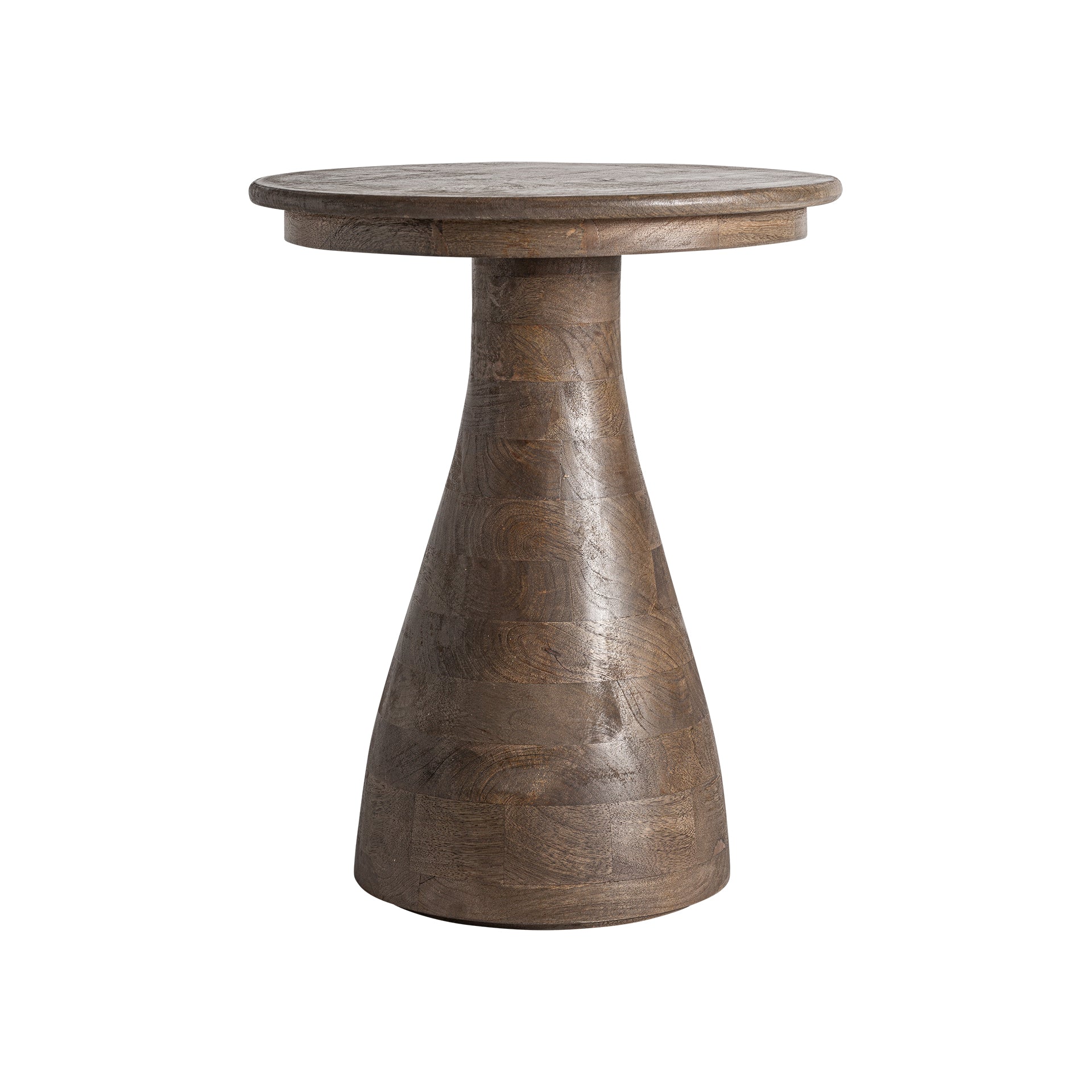 The Takala Side Table — contemporary side table in solid mango wood from Laiyahome