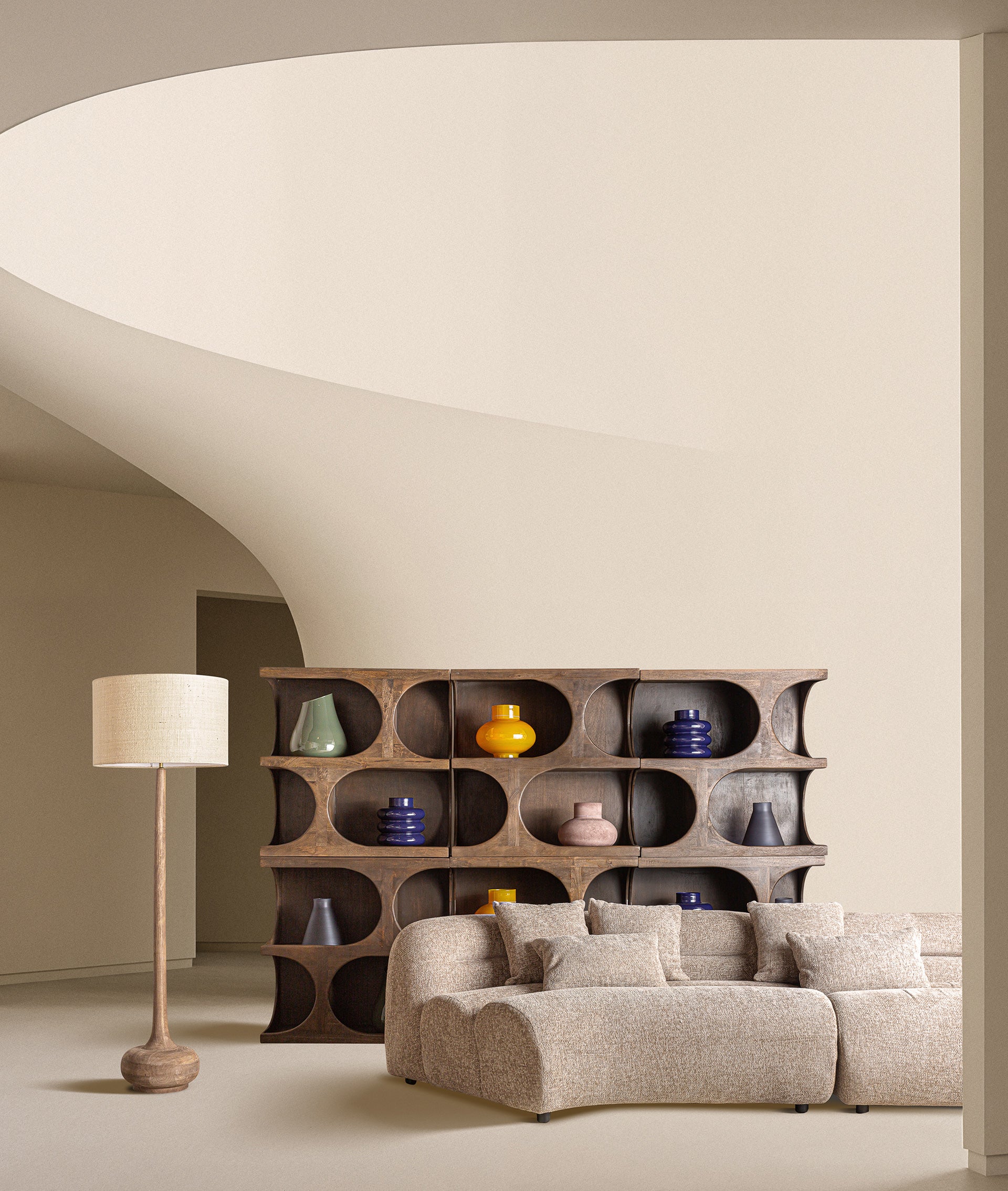 The Takala Bookcase — contemporary bookcase in solid mango wood from Laiyahome