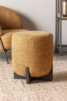 The Souvens Stool — contemporary pouffe in high-performance polyester from Laiyahome