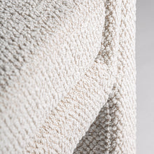 The Izegem Bench — Art Deco bedside furniture in bouclé cotton from Laiyahome
