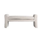 The Izegem Bench — Art Deco bedside furniture in bouclé cotton from Laiyahome