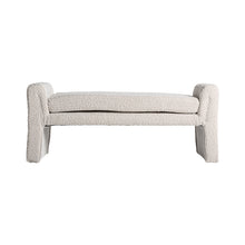 The Izegem Bench — Art Deco bedside furniture in bouclé cotton from Laiyahome