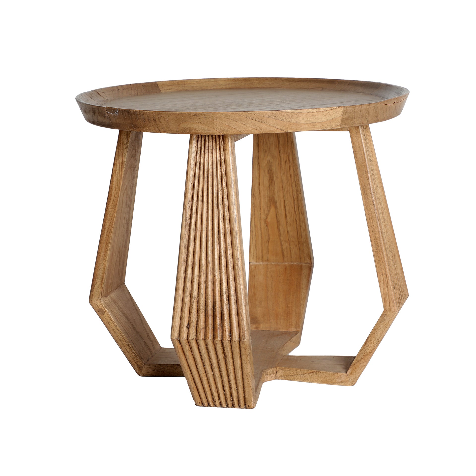 The Bushey Coffee Table — colonial-modern side table in solid mindi wood from Laiyahome