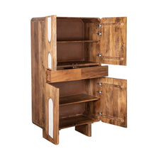 The Claux Wardrobe — contemporary cabinet in solid mango wood from Laiyahome