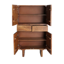 The Claux Wardrobe — contemporary cabinet in solid mango wood from Laiyahome