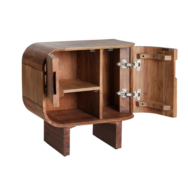 BLESLE BEDSIDE TABLE in a modern interior setting