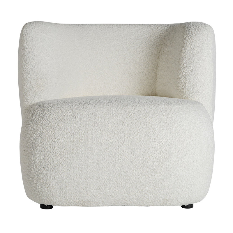 BATS BOUCLÉ ARMCHAIR in a modern interior setting