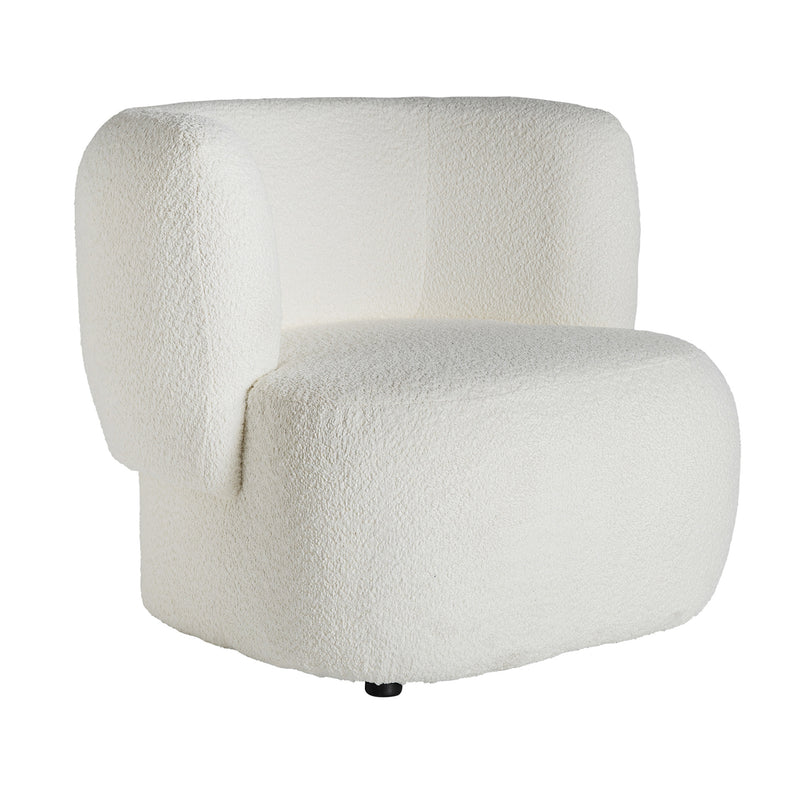 BATS BOUCLÉ ARMCHAIR in a modern interior setting