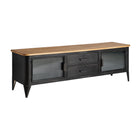 The Easby Tv Stand — industrial media console in solid iron from Laiyahome