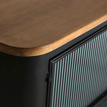 The Easby Tv Stand — industrial media console in solid iron from Laiyahome