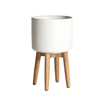 The Briel Plant Pot — playful contemporary planter in solid iron from Laiyahome