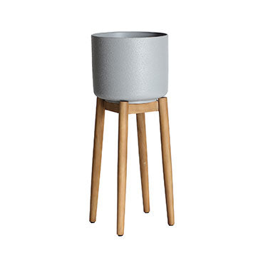 The Jerges Plant Pot — playful contemporary planter in solid iron from Laiyahome