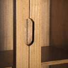 The Kamenz Glass Cabinet — Scandinavian display cabinet in solid mindi wood from Laiyahome
