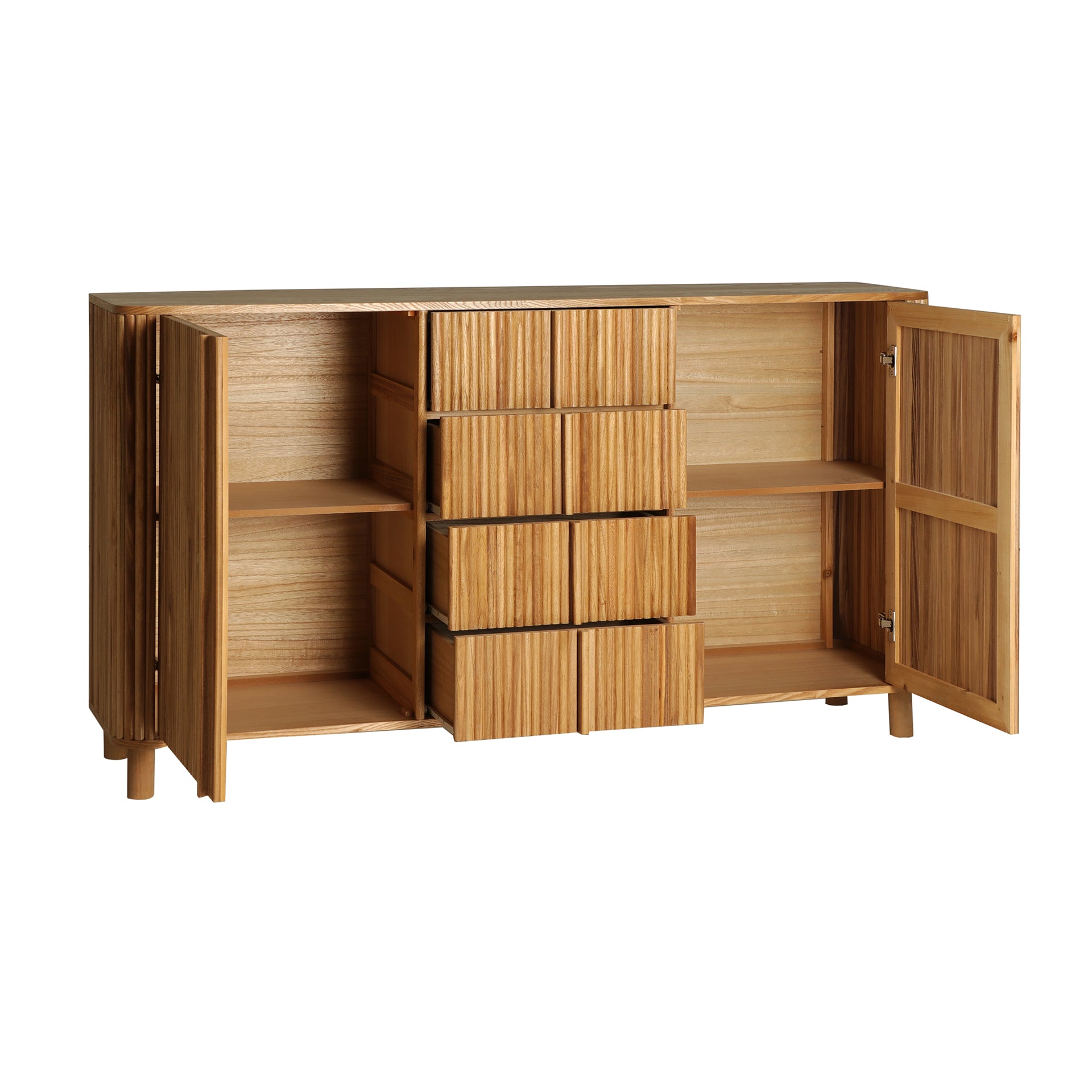 The Skagen Sideboard — Scandinavian sideboard in engineered wood with veneer finish from Laiyahome