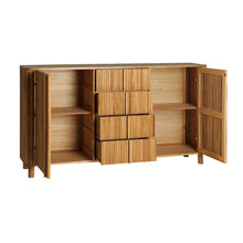 The Skagen Sideboard — Scandinavian sideboard in engineered wood with veneer finish from Laiyahome