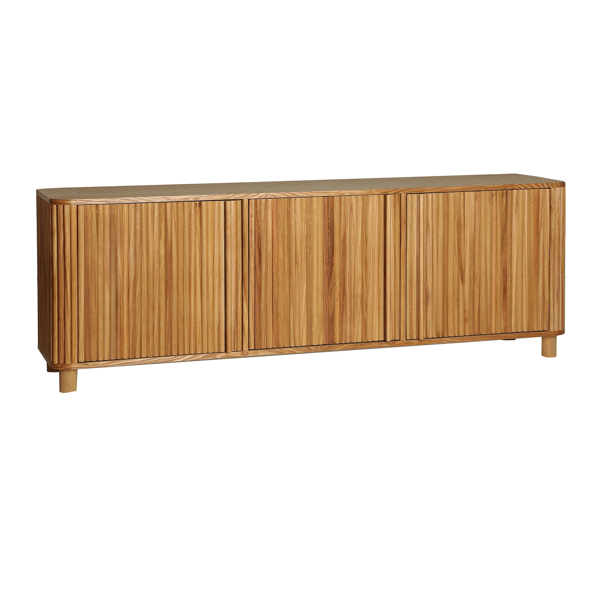 The Skagen Tv Stand — Scandinavian media console in paulownia wood from Laiyahome