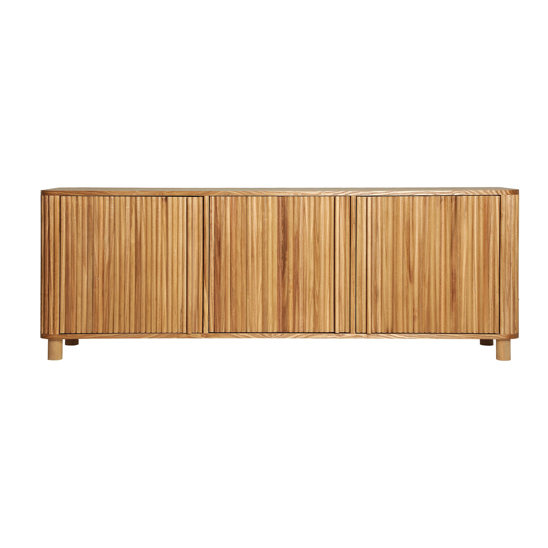 The Skagen Tv Stand — Scandinavian media console in paulownia wood from Laiyahome