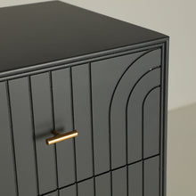 The Tremes Sinfonier Chest Of Drawers — Art Deco tallboy chest in engineered wood with veneer finish from Laiyahome