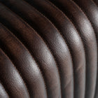 The Gladys Stool — vintage pouffe in natural leather from Laiyahome