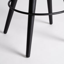 The Befaux Stool — vintage pouffe in natural leather from Laiyahome
