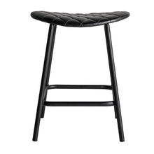 The Chaepe Stool — vintage pouffe in natural leather from Laiyahome