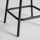 The Chaepe Stool — vintage pouffe in natural leather from Laiyahome