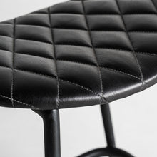 The Chaepe Stool — vintage pouffe in natural leather from Laiyahome