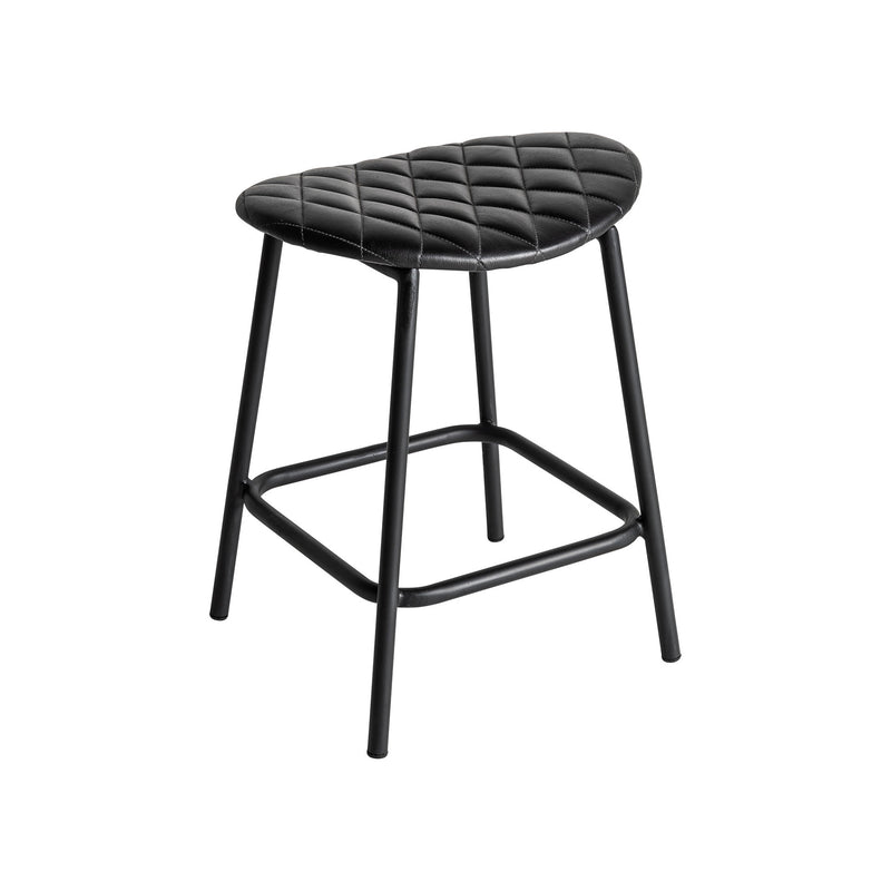The Chaepe Stool — vintage pouffe in natural leather from Laiyahome