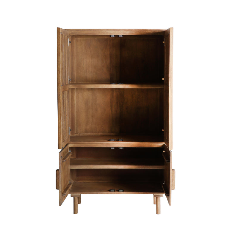 The Trevoux Wardrobe — Scandinavian cabinet in solid mango wood from Laiyahome