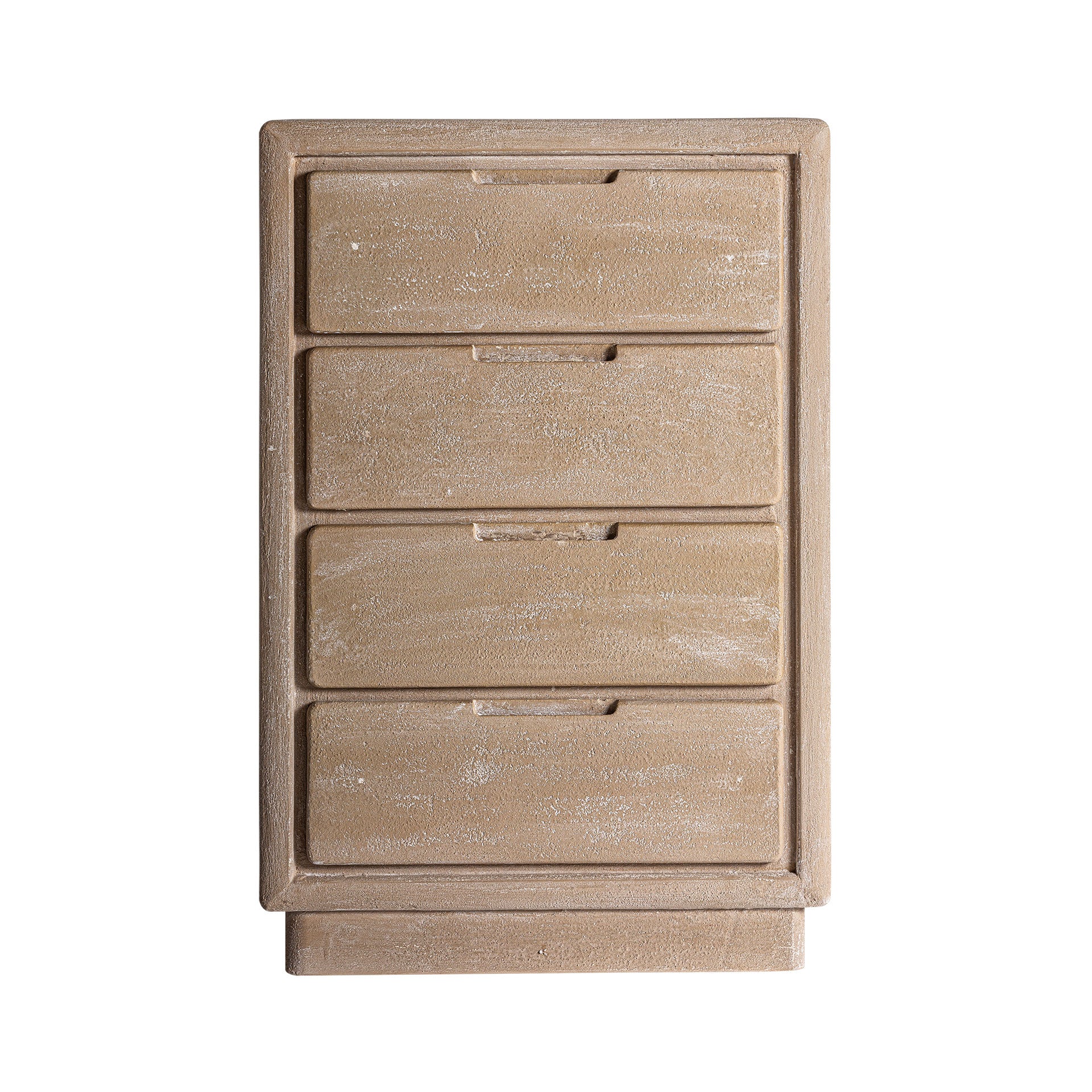 The Werle Sinfonier Chest Of Drawers — contemporary tallboy chest in engineered wood with veneer finish from Laiyahome