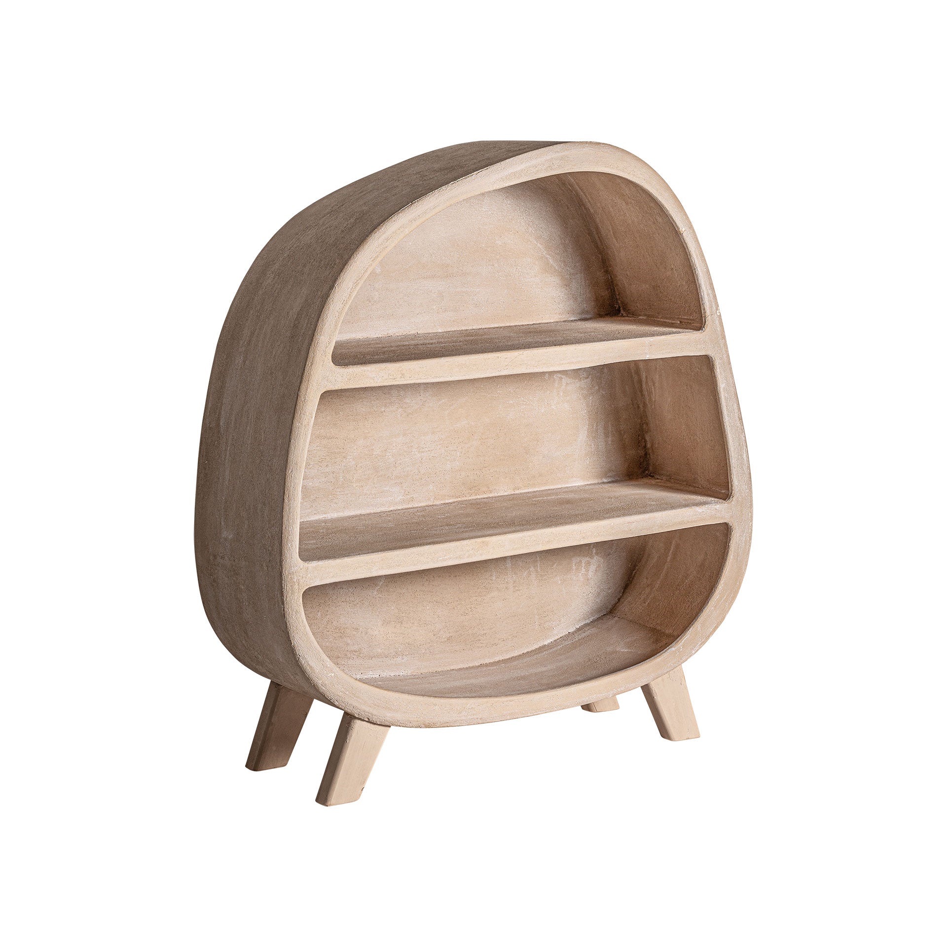 The Werle Bookcase — contemporary bookcase in engineered wood with veneer finish from Laiyahome