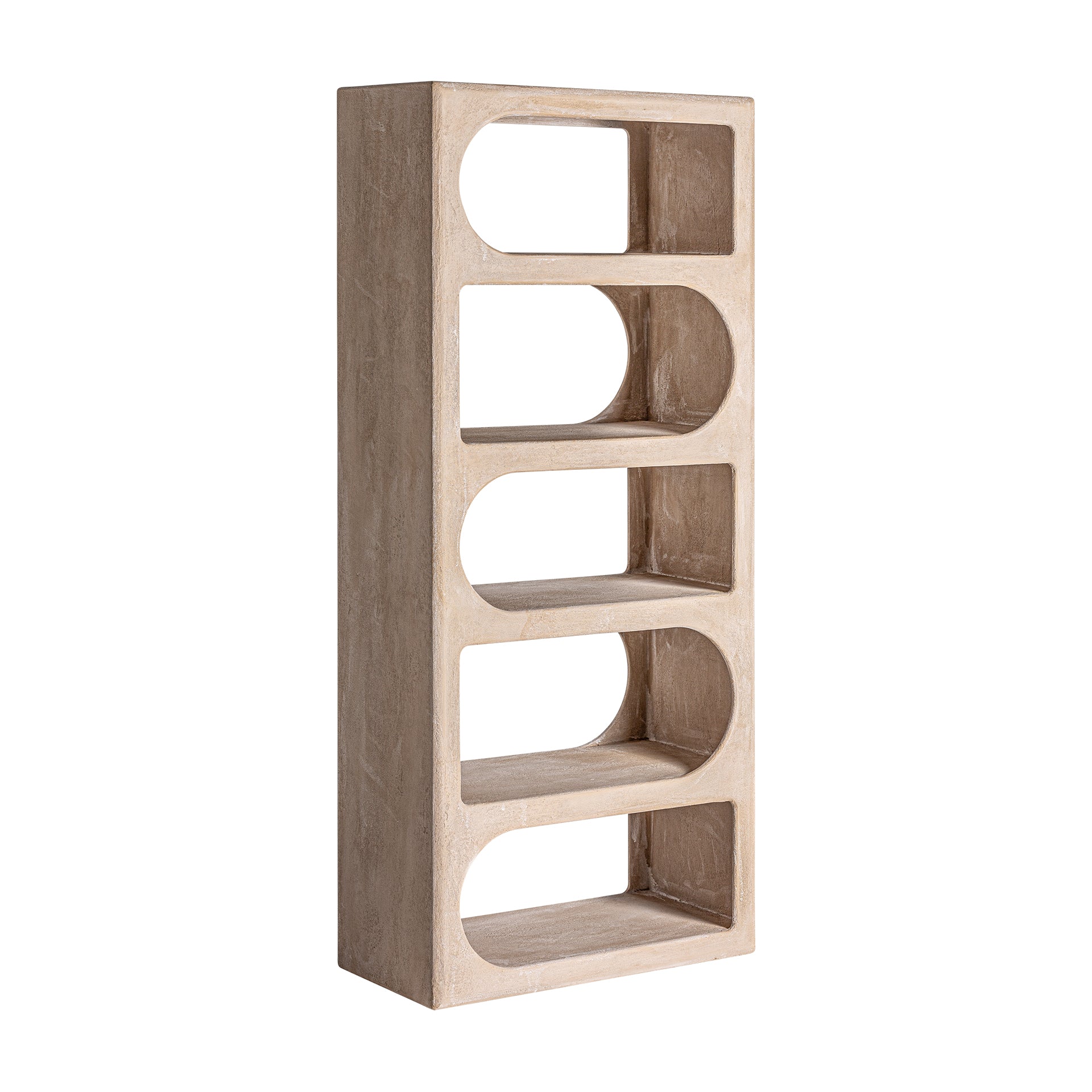 The Werle Bookcase — contemporary bookcase in engineered wood with veneer finish from Laiyahome