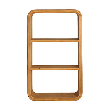The Skagen Bookcase — Scandinavian bookcase in paulownia wood from Laiyahome