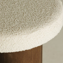 The Hoek Footrest — Scandinavian pouffe in engineered wood with veneer finish from Laiyahome
