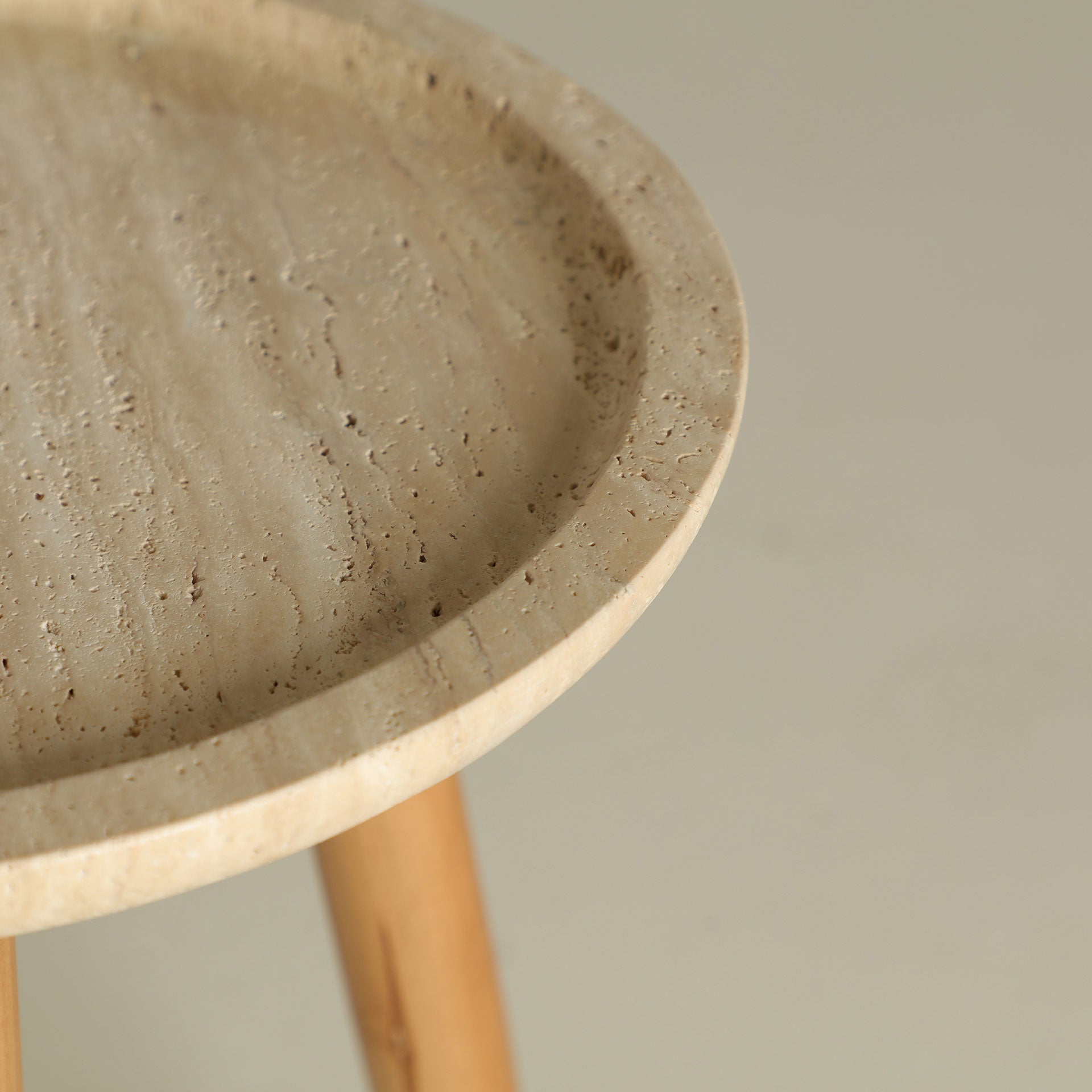 The Videix Side Table — Art Deco side table in birch wood from Laiyahome