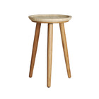 The Videix Side Table — Art Deco side table in birch wood from Laiyahome