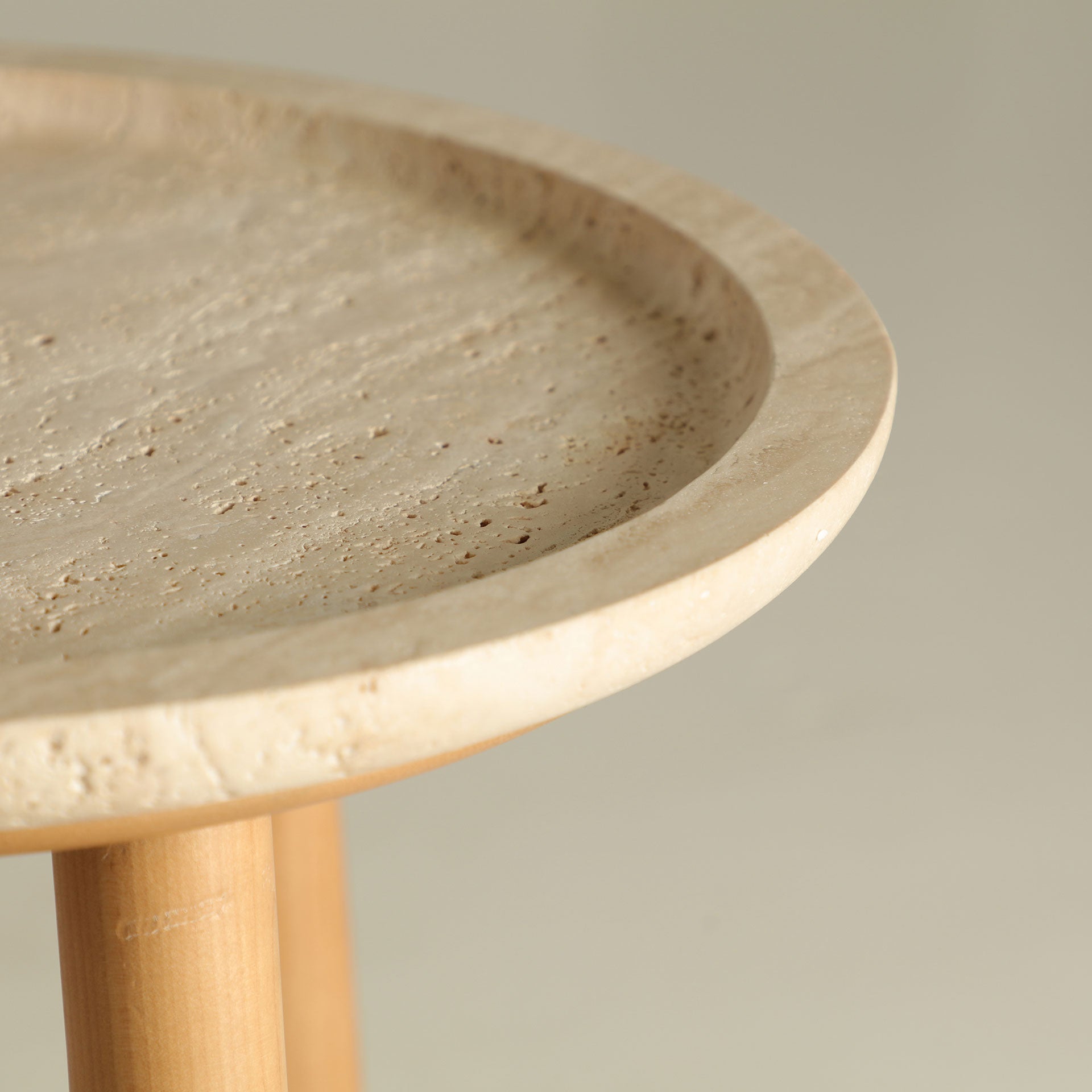 The Videix Side Table — Art Deco side table in birch wood from Laiyahome